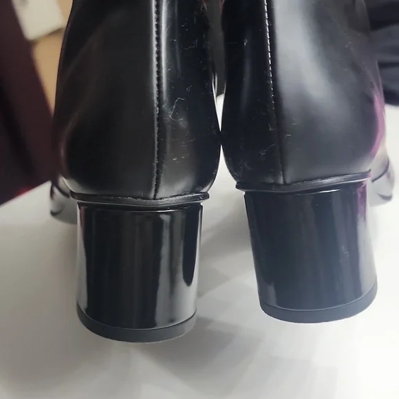GUCCI LILIAN EUC KNEE HIGH BLACK BOOTS WORN 1X SIZE 38.5 IN BOX - Picture 3 of 9